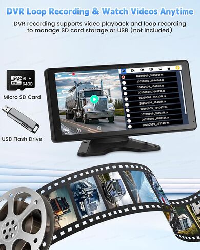 RV Camera System with CarPlay Android Auto 10.36 Inch Touch Monitor in Saudi Arabia