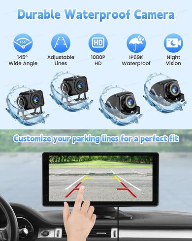RV Camera System with CarPlay Android Auto 10.36 Inch Touch Monitor in Saudi Arabia