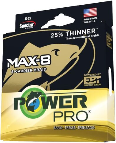 Power Pro Max-8 Braided Line 100lb 500yd Multicolor in Saudi Arabia
