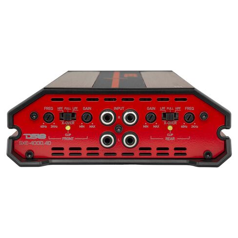 DS18 SXE-4000.4D/RD Car Amplifier Stereo Full-Range Class D 4-Channel 275x4 RMS @4 OHM 4000 Watts - Powerful and Compact Amp for Speakers in Car Audio System (Renewed), RED in Saudi Arabia