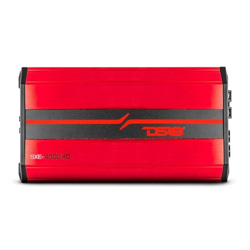 DS18 SXE-4000.4D/RD Car Amplifier Stereo Full-Range Class D 4-Channel 275x4 RMS @4 OHM 4000 Watts - Powerful and Compact Amp for Speakers in Car Audio System (Renewed), RED in Saudi Arabia