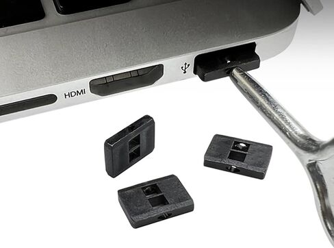 10pc USB Port Blockers with Key Lock Secure Data and Protect Against with Removable USB A Lock for PC Laptop in Saudi Arabia