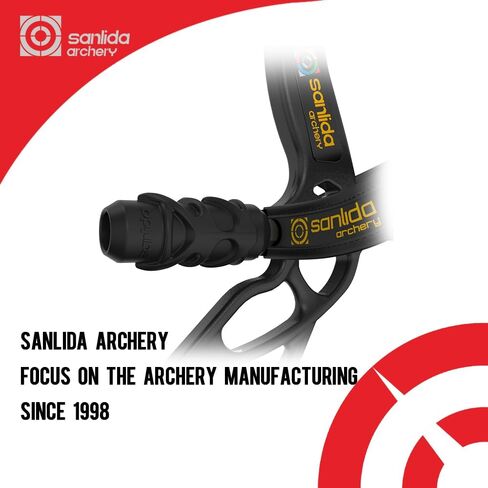 sanlida 100% Pure Carbon Arrows Dragon 8 Carbon Hunting Arrows 24 PCS (+/-.006" Straightness, 310 Spine) and Dragon X9 Stabilizer in Saudi Arabia