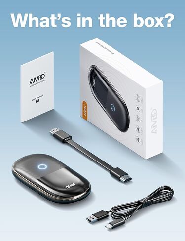 AIMIBO Wireless Display Adapter for AR Glasses, HDMI+USB-C in Saudi Arabia
