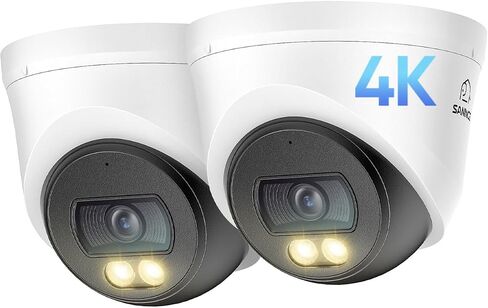 SANNCE 4K 8MP PoE Dome Security Camera in Saudi Arabia