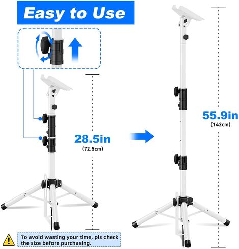 Starlink Tripod Mount Gen 3/4/4X Adjustable Height Portable Starlink Stand Stable Iron Connector for Outdoor Travel RV White in Saudi Arabia
