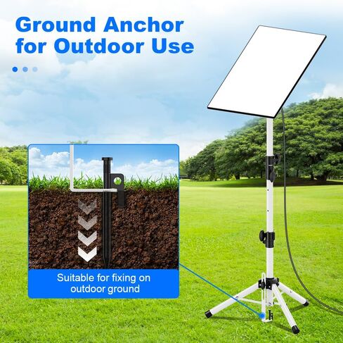 Starlink Tripod Mount Gen 3/4/4X Adjustable Height Portable Starlink Stand Stable Iron Connector for Outdoor Travel RV White in Saudi Arabia