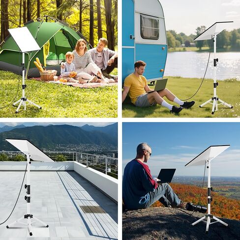 Starlink Tripod Mount Gen 3/4/4X Adjustable Height Portable Starlink Stand Stable Iron Connector for Outdoor Travel RV White in Saudi Arabia