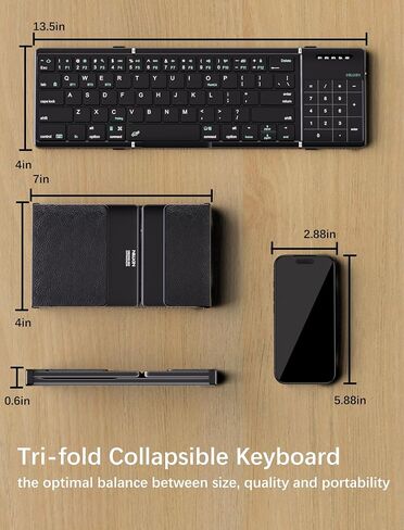 Nillkin Cube Pocket Upgraded Foldable Keyboard with Touchpad & Number Pad in Saudi Arabia
