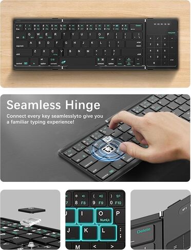 Nillkin Cube Pocket Upgraded Foldable Keyboard with Touchpad & Number Pad in Saudi Arabia