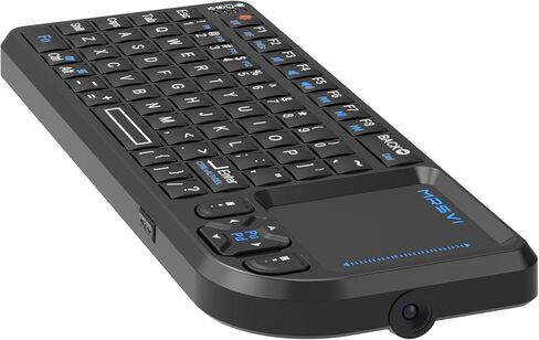 Mini Keyboard with touchpad, mini Bluetooth Keyboard, 2.4G Ultra-Thin Handheld Wireless Portable Keyboard, Suitable for PCs/Tablets/TVs/Smartphones, Ideal for Travel in Saudi Arabia