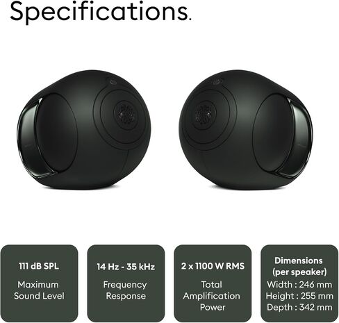 Devialet - Phantom Ultimate 108 dB - 2 Speakers with Remote - Deep Forest in Saudi Arabia