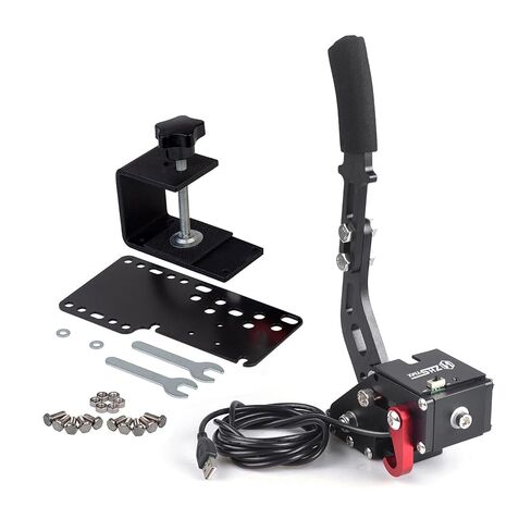 ZHSYMX USB Handbrake for Xbox Racing game, LOGITECH G920 for Xbox ONE/Xbox ONE S/XBOX ONE X and PC System Simulate Linear Handbrake Realize Switch Control With Plate and Fixing Clip（Both Xbox and PC） in Saudi Arabia