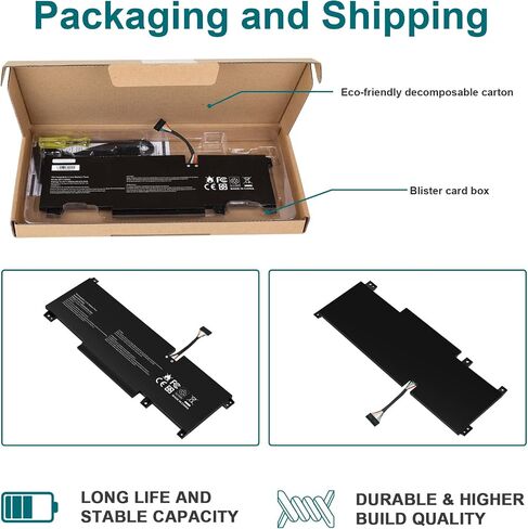 TREE.NB BTY-M492 Laptop Battery Replacement for MSI WF66 WF76 11UI 11UJ Katana GF66 11UD 12UG 12UX GF76 11UE 12UD Crosshair 15 17 A11UCK A11UDK A11UEK Sword 15 A11U A11UD Pulse in Saudi Arabia