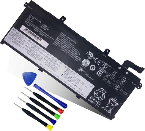 بطارية 51Wh L18M3P74 L18L3P73 لجهاز Lenovo ThinkPad T14 (Gen1/Gen2)، T490، T495، P43s & P14s Series تحل محل الطراز 02DL007 SB10K97646 L18C3P72 L18M3P73 in Saudi Arabia