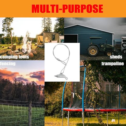 30 Inch Ground Earth Anchors with Drive Rod for Sheds, Tents and Canopies in Saudi Arabia