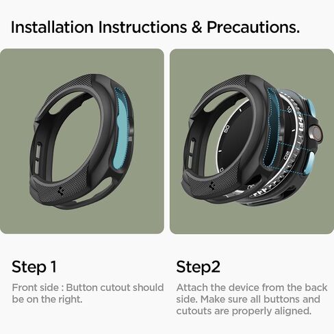 Spigen Liquid Air for Samsung Galaxy Watch 8 Classic 46mm Case (2025) in Saudi Arabia