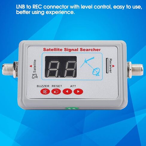 جهاز قياس إشارة الأقمار الصناعية Jiawu جهاز قياس قوة الإشارة الحساسة SF95DL رقمي محمول مع نطاق 950-2150 ميجاهرتز، ومضخم صوت مدمج لـ LNB إلى REC، وتعويض فقدان الإدخال in Saudi Arabia