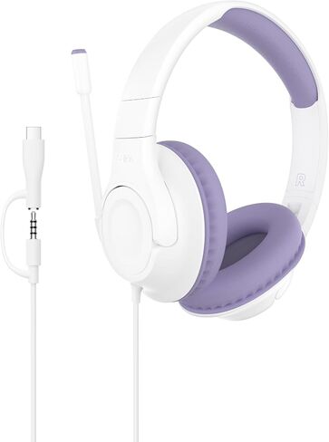 سماعات الرأس السلكية للأطفال Belkin SoundForm Inspire، USB-C و3.5 ملم in Saudi Arabia