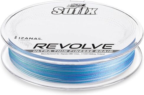 Sufix Revolve Braided Fishing Line, High-Performance Braid with Smooth Casting and Durability, Coastal Camo, 6 lb in Saudi Arabia