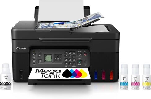 Canon MegaTank MAXIFY GX2020 All-in-One Wireless Color Printer – Print, Copy, Scan with Duplex Printing – Refillable Tank System, Compact Desktop Design – Wireless Print Scan Copy for Home & Office in Saudi Arabia