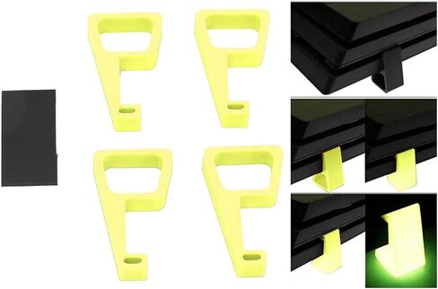Pongnas Horizontal Game Console Stand with Enhanced Cooling Non Slip Base Easy Install Heightening Bracket for Stable Gaming Setup Yellow in Saudi Arabia