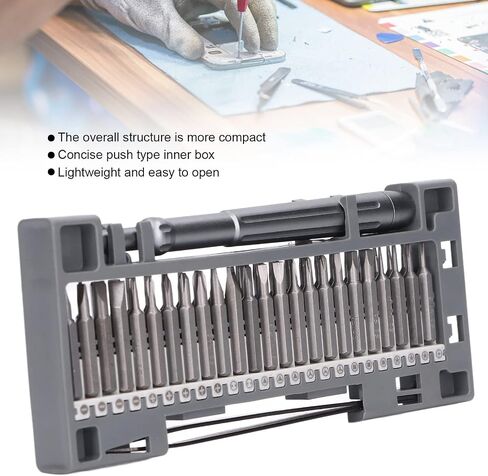 Garosa 50 in 1 Electronics Repair Tool Kit Compact Stainless Steel Magnetic Set with 360 Rotating Nut for Home Maintenance and Various Electronics in Saudi Arabia