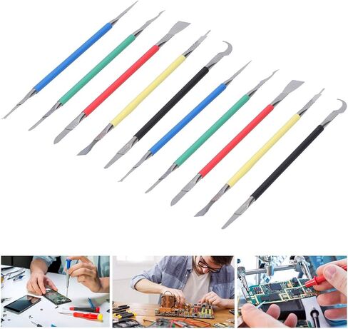 2Set CPU Glue Remover Knife, 5 in 1 IC Chip Repair Thin Blade CPU NAND Remover BGA Maintenance Knife Glue Remover for Cell Phone, LCD, Tablet and More (5 in 1) in Saudi Arabia