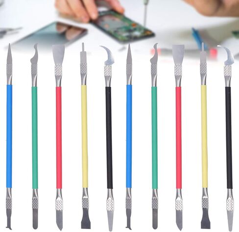 2Set CPU Glue Remover Knife, 5 in 1 IC Chip Repair Thin Blade CPU NAND Remover BGA Maintenance Knife Glue Remover for Cell Phone, LCD, Tablet and More (5 in 1) in Saudi Arabia
