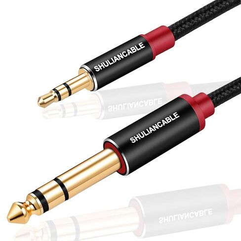 SHULIANCABLE 3.5mm to 6.35mm Stereo Audio Cable (3.3Ft/1M) in Saudi Arabia