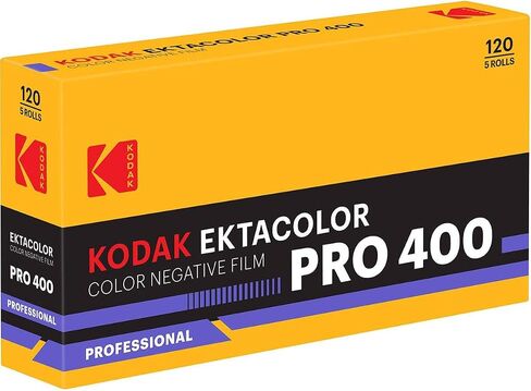 Ektacolor Pro 400 Color 120 Negative Roll Film, 5-Pack in Saudi Arabia