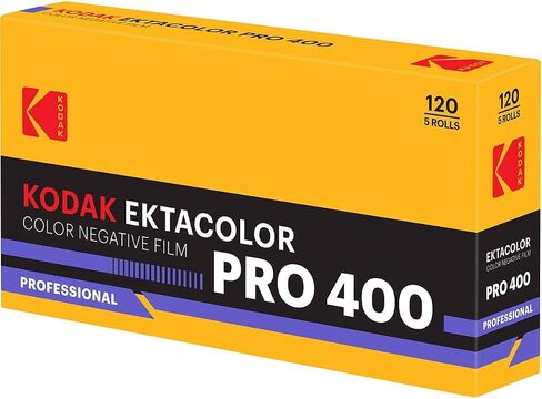 Ektacolor Pro 400 Color 120 Negative Roll Film, 5-Pack in Saudi Arabia