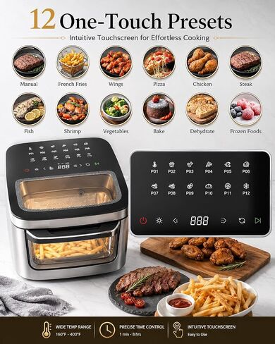 فرن Yedi PureView Air Fryer 12.7 Qt مع نافذة عرض مزدوجة in Saudi Arabia