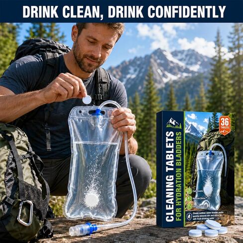 Hydration Bladder Cleaning Tablets, 36 Count in Saudi Arabia