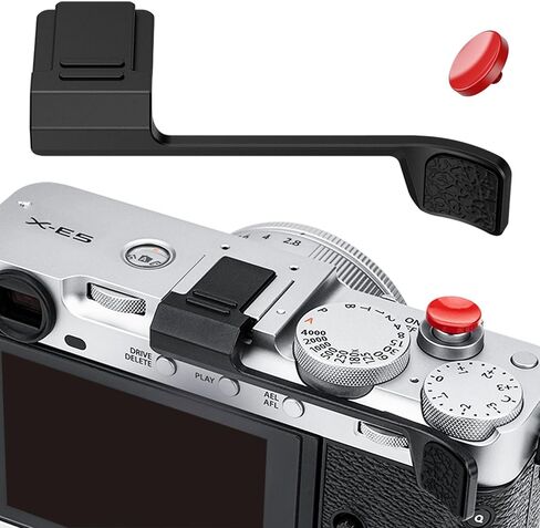 X-E5 XE5 مقبض الإبهام مع زر الغالق لكاميرا Fuji Fujifilm XE5 Thumb - أسود in Saudi Arabia