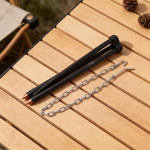 Adjustable Campfire Tripod 123cm Aluminum Cooking Stand in Saudi Arabia