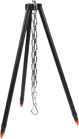 Adjustable Campfire Tripod 123cm Aluminum Cooking Stand in Saudi Arabia