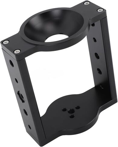 Fabater 75mm Tripod Head Bowl Riser, 5.3in Height Enhancement Aluminum Half Ball Flat Bowl Riser 10kg Load Capacity with Multiple 1/4in 3/8in Threads for Video Camera DSLR Slider Tripod in Saudi Arabia