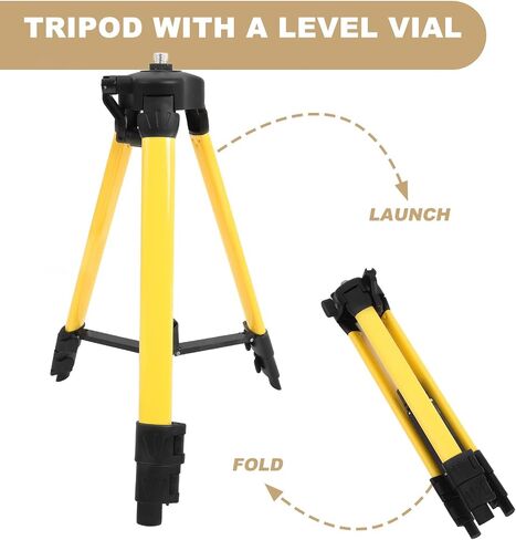 Spirit Level Tripod Holder Steel Nylon Adjustable Height 1.2m in Saudi Arabia