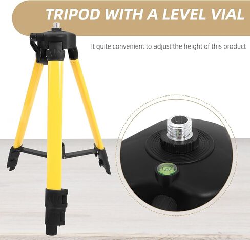 Spirit Level Tripod Holder Steel Nylon Adjustable Height 1.2m in Saudi Arabia