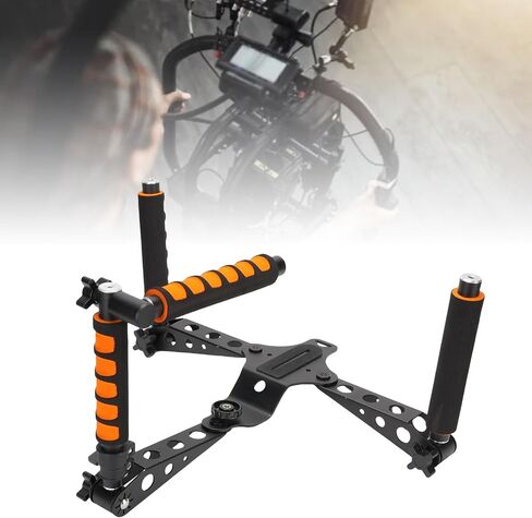 Yctze Camera Shoulder Support Rig Kit, 3 in 1 Adjustable Handle, Cushioned Shoulder Pad & Arrow Storage Case Grip, Stabilizer for DSLR Camcorders, Foldable, Multi Angle in Saudi Arabia