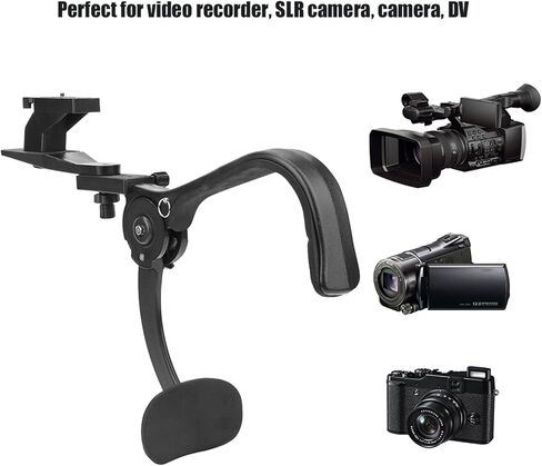 SR500 DSLR Camera Shoulder Mount Stabilizer Rig, Heavy Duty Video Support Bracket with Shock Absorber Pad for Professional Filmmaking, Compatible with Camcorders up to 13.2 lbs in Saudi Arabia