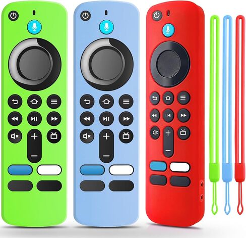 (عبوتان) غطاء جهاز التحكم عن بعد من السيليكون OneBom لـ (أحدث طراز) Stick HD (إصدار 2026)، أجهزة التحكم عن بعد 4K Plus، يتوهج في الظلام، جراب واقٍ مقاوم للصدمات مضاد للانزلاق مع حبل (أخضر متوهج وأزرق متوهج) in Saudi Arabia