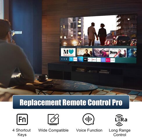 Voice Remote Replacement Fit for Fire Smart TV Stick(HD/Lite/2nd/3rd Gen/4K/4K Max), for Insignia/Toshiba/Pioneer/Omni QLED Series Fire Smart TVs with Voice Controller in Saudi Arabia