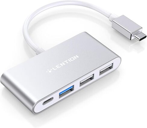 LENTION 4-in-1 USB-C Hub, USB3.0, USB2.0, 100W Charging, Multiport Adapter in Saudi Arabia