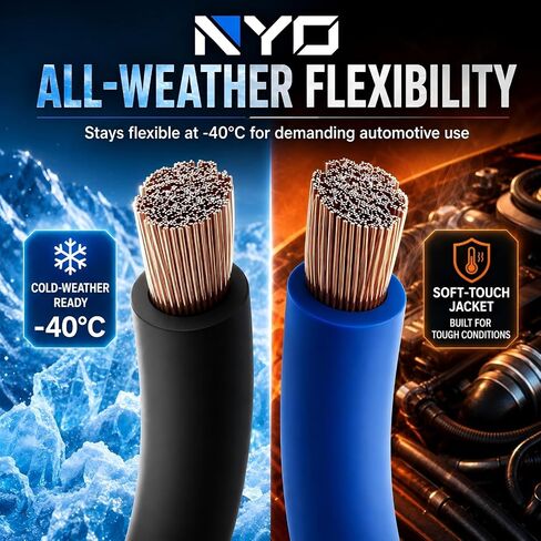 4 Gauge Wire, 50 FT CCA 4 AWG Power Ground Battery Cable in Saudi Arabia