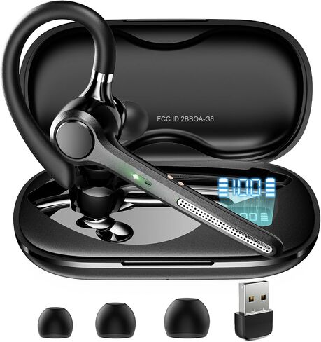 سماعة بلوتوث Ngsod V5.4، سماعة أذن لاسلكية USB Dongle مع ميكروفون للعمل in Saudi Arabia
