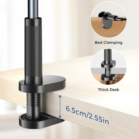 Long Gooseneck Holder for Kindle Reading in Bed Works with Thick Case in Saudi Arabia