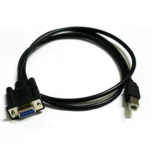 DB9 Female to USB B-Port Male Printing Port RS232 Serial Cable USB B-Type to DB9 Data Transmission Printer Adapter Cable 1.5Meter in Saudi Arabia