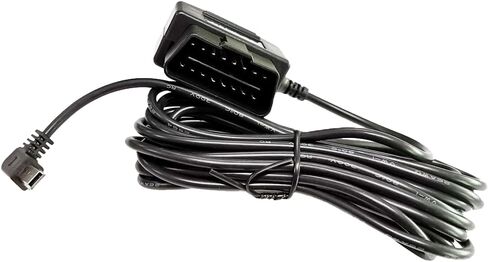 كابل أسلاك Tracki Obd Micro لجهاز Tracki Universal GPS Tracki فقط - التوصيل والتشغيل obd2 إلى طاقة USB الصغيرة، كابل 7 أقدام وموصل 90 درجة للسيارات والشاحنات الخفيفة in Saudi Arabia